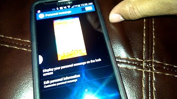 GALAXY NOTE 3 LOCK SCREEN EXPLAINED.