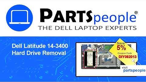 Dell Latitude 3400 (P111G001) Hard Drive How-To Video Tutorial