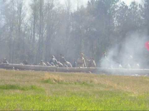 Battle at Manassas, GA -- Fort Wallace Wood 2010