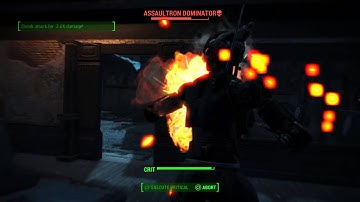 Fallout 4 How to kill an Assaultron Dominator