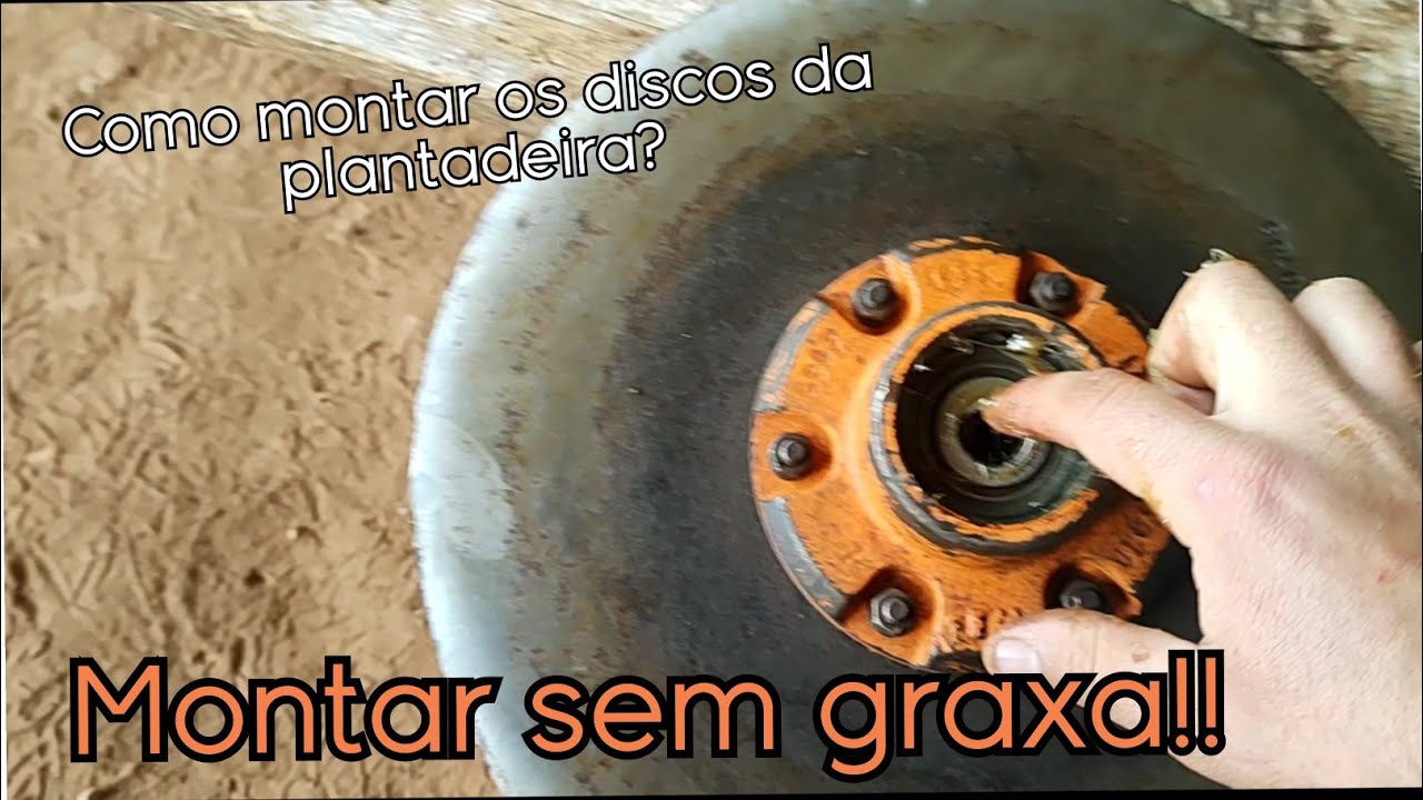 MONTAGEM DOS DISCOS DA PLANTADEIRA...