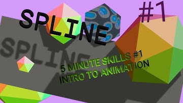 #1 Spline Tool - 5 MINUTE SKILLS - Intro to 3D Animation