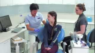 Barnet Orthodontics fitting a removable brace