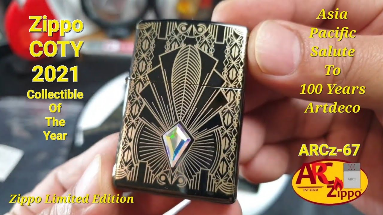 Zippo 2021 Collectible Of The Year (49501) ASIA PACIFIC SALUTE TO 100 YEARS  ARTDECO | COTY | ARCz-67
