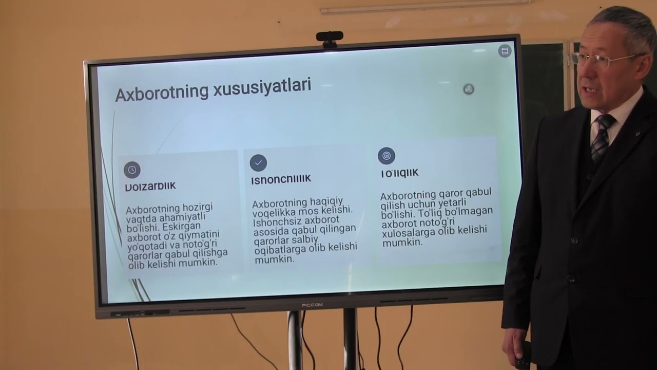 MAVZU: Iqtisodiyotda axborot kommunikatsion texnologiyalar va tizimlar fanining maqsad va vazifalari