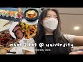 what i eat in a week @ usc 😗✌️ Korean food in LA/dining hall food + study vlog (for finals..)!