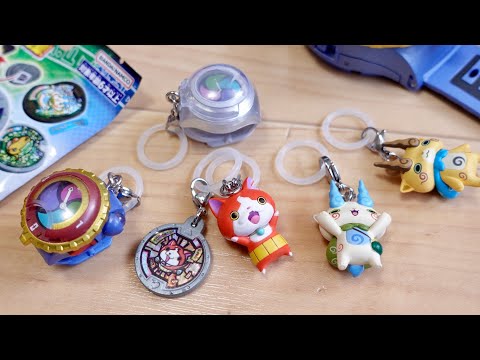 懐かしすぎる妖怪ウォッチ！1回300円 めじるしアクセサリーが争奪戦