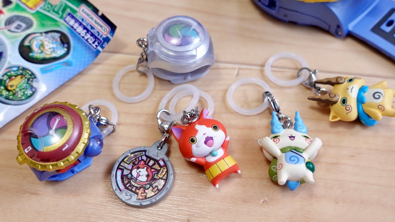 ジャンク　妖怪ウォッチ コレクションセット 懐かしすぎる妖怪ウォッチ！1回300円 めじるしアクセサリーが争奪戦