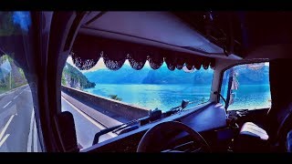 Trucking Around Italian And Swiss Lakes 4K