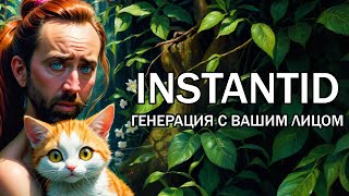 InstantID - генерация с вашим лицом. Полное руководство Huggingface, Colab, Portable, Automatic 1111