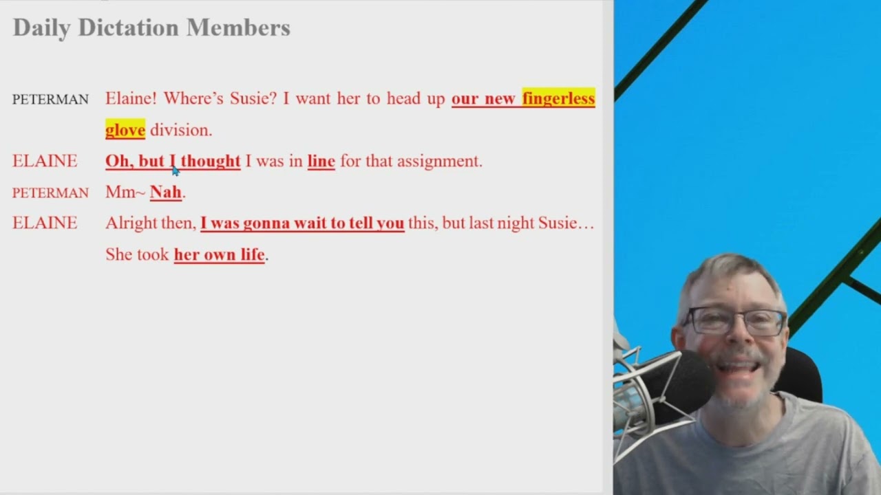 Daily Dictation #479 ANSWERS! Let's Master English with Coach Shane