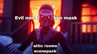 Evil Nun The Broken Mask Attic Rooms Scenepack 1080P 60 Fps