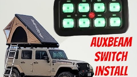 Installing an Auxbeam Switch Panel in the Jeep JK.