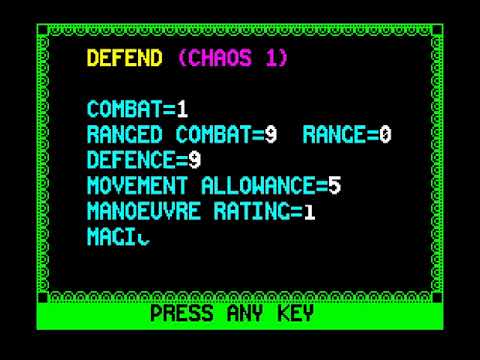Chaos (ZX Spectrum) - YouTube