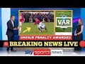 “REFEREE BEGS FOR FORGIVENESS AFTER SHOCKING PENALTY MISTAKE IN NEWCASTLE VS MANCHESTER UNITED!”