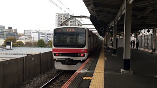 京葉線209系ケヨ34編成発車　塩見駅にて