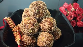 Raksha Bandhan Special Instant  Sweet | Dates Dry fruits Laddu | Homemade Healthy Recipe
