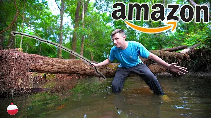 $25 Amazon Survival Fishing Kit Challenge (Catch a...
