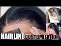 How I Re-Create A "PERFECT HAIRLINE" On 360 Lace Wig {Tweezing Lace Wigs} ft. UUHAIR