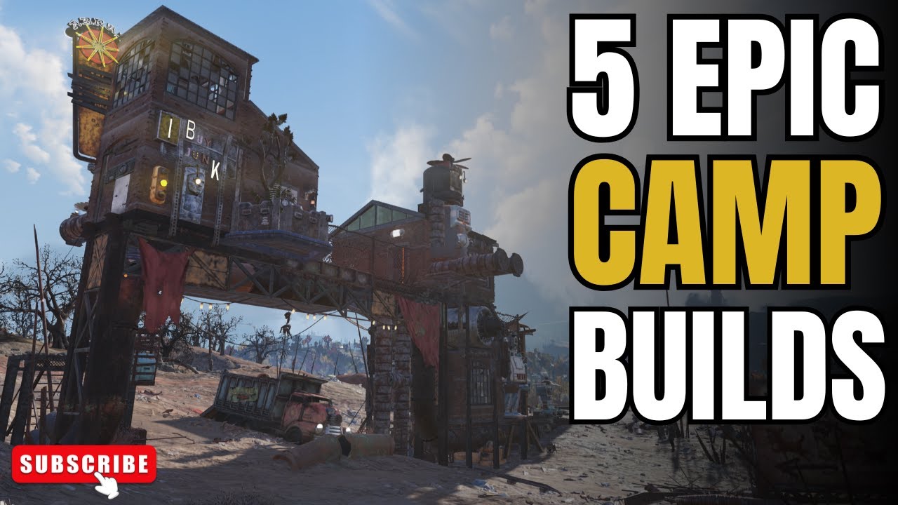 These builds are EPIC! 5 MUST SEE Fallout 76 Camps