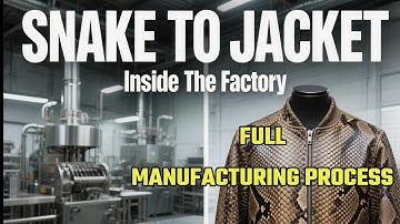 A TOUR Inside a Snake-Leather Factory: How  SNAKE Skin Becomes  Jacket | Full Manufacturing Process