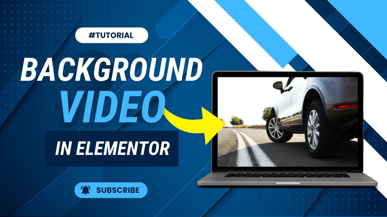 How to add background video in Elementor WordPress - YouTube