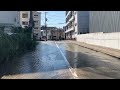 交差点で道路が隆起・陥没　建物も傾く　広島市西区福島町　#中国新聞