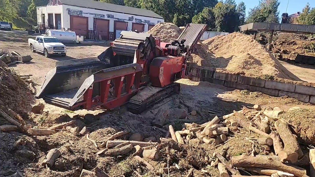 Maxxed OUT WOOD Yard! GRIND TIME! Bandit BEAST!