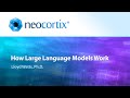 How large language models work