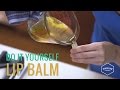 DIY Shea Butter + Almond Oil Lip Balm