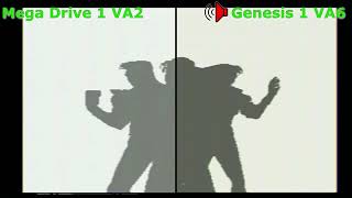 Career Overview Comparison of Sega Mega Drive 1 va2 & Sega Genesis 1 va6 composite NTSC