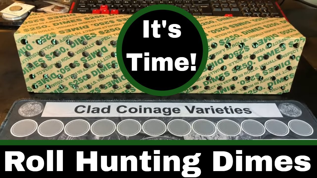 DIME TIME Coin Roll Hunting Dimes For Silver YouTube