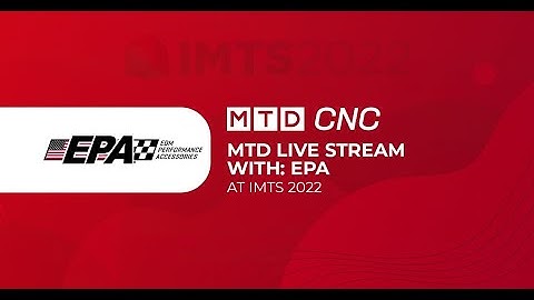 EDM Performance Accessories live stream from IMTS 2022 in Chicago
