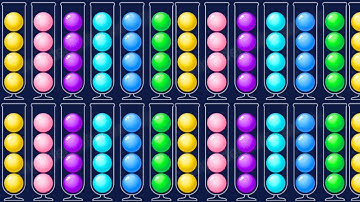 Ball Sort color Puzzle Game || Level 261-270 #ballgames #ballsortpuzzle