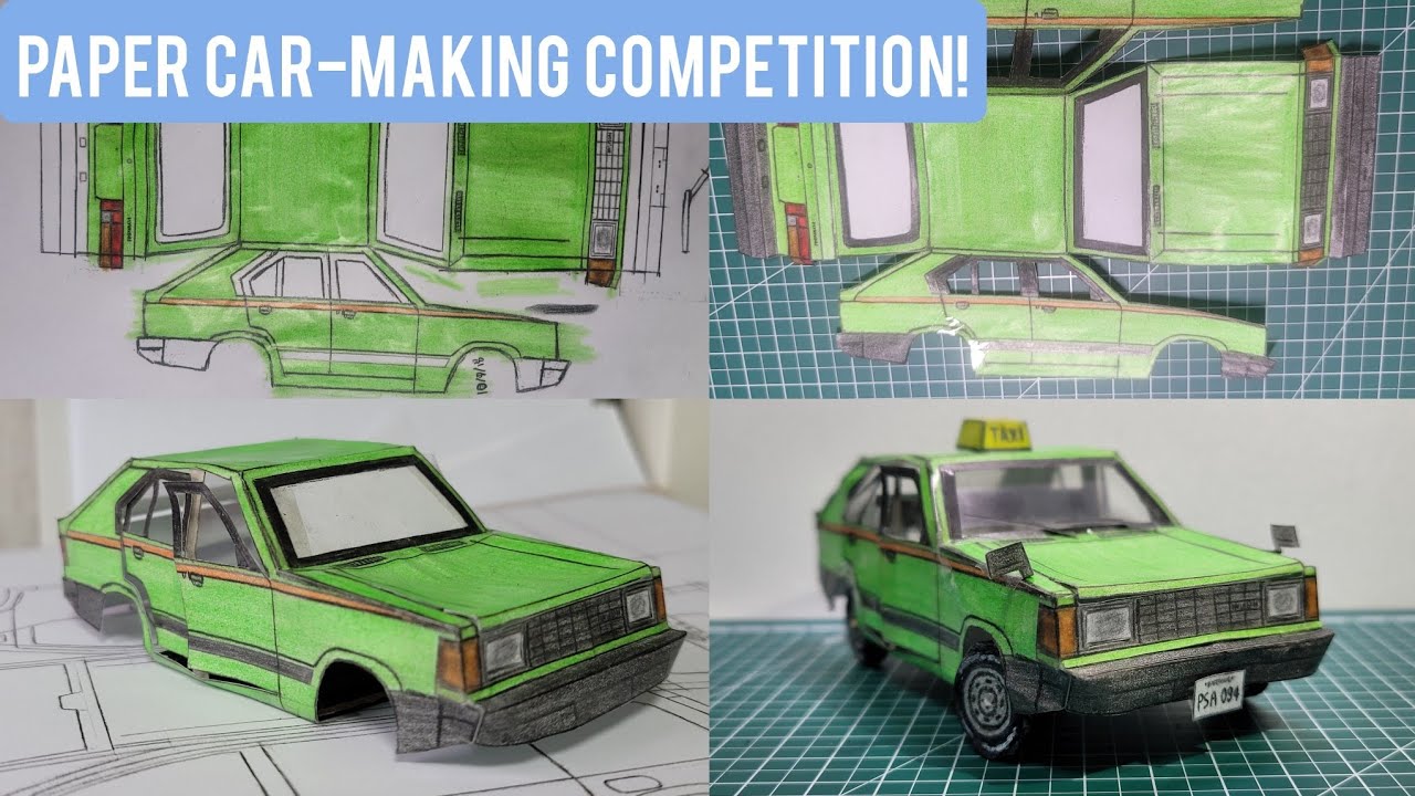 Paper Car-making Contest 종이 자동차 만들기 대회 | Announcements - YouTube