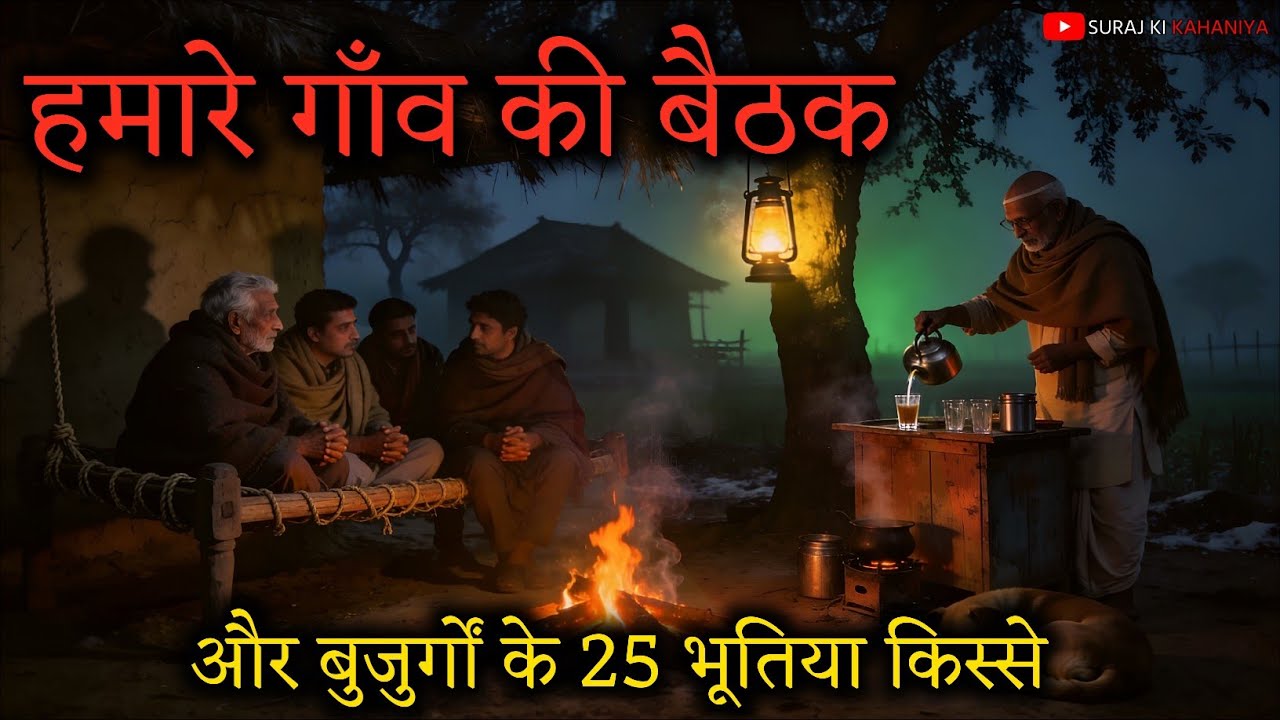 हमारे गाँव की बैठक और 25 भूतिया किस्से 😱 |  Ghost Stories That SHOCKED India 2025 | Village Stories