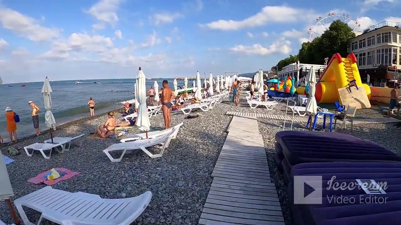 Пляж лазурный в лазаревском Пляж лазурный в лазаревском