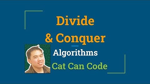 Divide & Conquer Algorithms | Cat Can Code