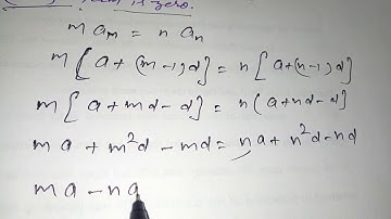 If m times the mth term of an A.P. is equal to n times of nth term,show that its (m+n)th is zero