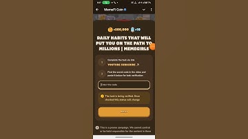 DAILY HABITS THAT WILL PUT YOU ON THE PΑΤΗ ΤΟ MILLIONS | MEMEGIRLS | Memefi New Video Code