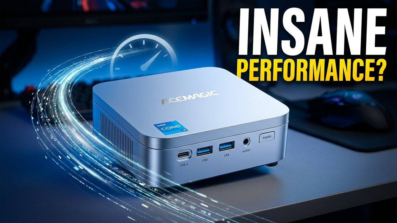 ACEMAGIC Matrix Mini M5 Mini PC | Unboxing, Setup & Speed Tests