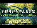 【自律神経を整える音楽】 幸せホルモン セロトニン増加　幻想的ピアノと森の水音　精神が安定しリラックスする