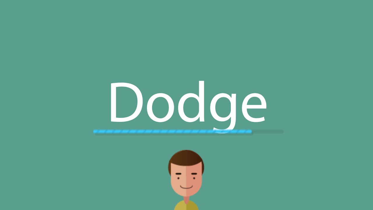 Dodge pronunciation YouTube
