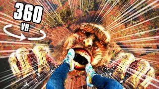 360° FEAR OF HEIGHTS! ANCIENT TITAN CHASES YOU! VR Experience