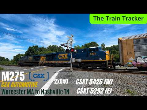 THE TRAIN TRACKER # 3 - CSX AUTOMOTIVE FREIGHT TRAIN