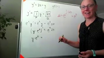 First Order Linear Differential Equation with an integrating factor. y