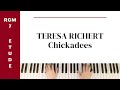 Teresa richert chickadees rcm level 7 etude  celebration series 2022 sixth edition