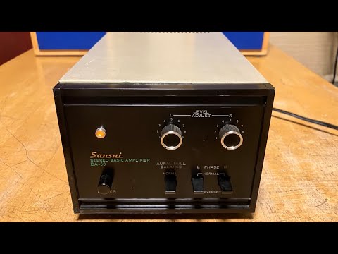 SANSUI BA-60 サンスイ パワーアンプ 山水 オーディオ試聴動画 山水 Sansui BA-60 TESLA ARE 567