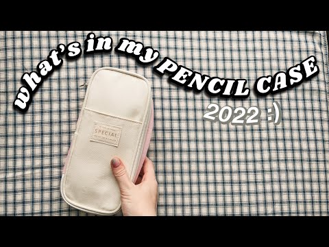 WHATS IN MY PENCIL CASE // Back to school 2022 (LINKS INCLUDED)
