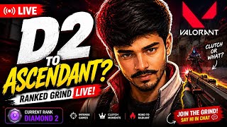 “LIVE 🔴 D2 Player Trying to Carry Every Game 😈 | Valorant Ranked”